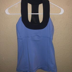 Blue Lululemon Workout Top